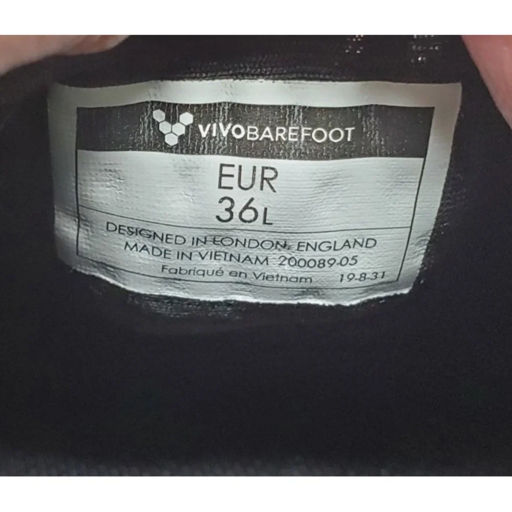 Vivobarefoot Primus Trail SG Shoes Womens 36 Black Soft‎ Ground Barefoot Sneaker